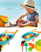 MalPlay Set roaba cu 6 jucarii de nisip