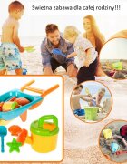 MalPlay Set roaba cu 6 jucarii de nisip