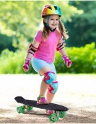 MalPlay Skateboard cu led-uri pentru copii 56x15cm Black