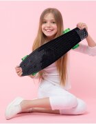 MalPlay Skateboard cu led-uri pentru copii 56x15cm Black