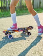 MalPlay Skateboard cu led-uri pentru copii 56x15cm Paint