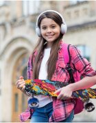 MalPlay Skateboard cu led-uri pentru copii 56x15cm Paint