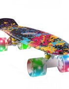 MalPlay Skateboard cu led-uri pentru copii 56x15cm Paint