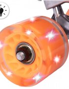 MalPlay Skateboard cu platforma antiderapanta si roti luminoase LED 71x20 cm multicolor