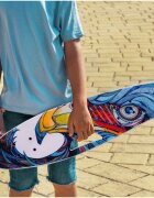 MalPlay Skateboard pentru copii cu roti LED luminoase si maner