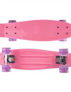 MalPlay Skateboard pentru copii Pink cu led-uri integrate dimensiune platforma 56 x 15 cm