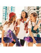 MalPlay Skateboard pentru copii Space Colors roti din PU dotate cu LED-uri RGB dimensiune 56 x 15 cm