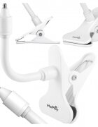 MalPlay Suport monitor bebelusi cu clema de prindere NannyEye Vision Complex unghi ajustabil lungime totala 25 cm