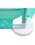MalPlay Tarc de joaca pentru copii cu fermoar Blue 130 cm