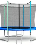 MalPlay Trambulina pentru copii 10FT cu scara si plasa de protectie 305 cm