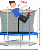 MalPlay Trambulina pentru copii 10FT cu scara si plasa de protectie 305 cm