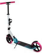 MalPlay Trotineta pliabila pentru copii Pink cadru din aluminiu curea de transport si suport pentru bidon incluse