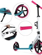 MalPlay Trotineta pliabila pentru copii Pink cadru din aluminiu curea de transport si suport pentru bidon incluse