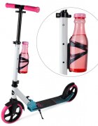 MalPlay Trotineta pliabila pentru copii Pink cadru din aluminiu curea de transport si suport pentru bidon incluse