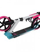 MalPlay Trotineta pliabila pentru copii Pink cadru din aluminiu curea de transport si suport pentru bidon incluse