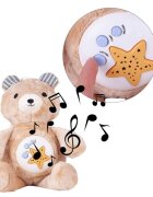 MalPlay Ursulet muzical de plus cu proiector de stele 35 cm Teddy Bear