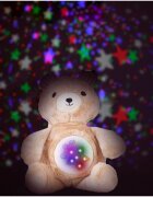MalPlay Ursulet muzical de plus cu proiector de stele 35 cm Teddy Bear