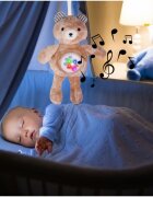 MalPlay Ursulet muzical de plus cu proiector de stele 35 cm Teddy Bear
