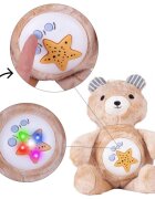 MalPlay Ursulet muzical de plus cu proiector de stele 35 cm Teddy Bear