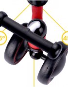 MalPlay Vehicul fara pedale pentru copii cu Saua moale si ergonomica Manere antiderapante greutate 1.75 kg dimensiune 35.5 x 18 x 49 Grow Future Baby Walker Red