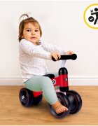 MalPlay Vehicul fara pedale pentru copii cu Saua moale si ergonomica Manere antiderapante greutate 1.75 kg dimensiune 35.5 x 18 x 49 Grow Future Baby Walker Red