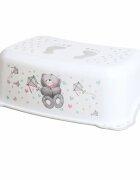 Maltex Baby Inaltator baie antiderapant Bear alb