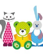 Maltex Baby Inaltator baie antiderapant Bear Friends mint