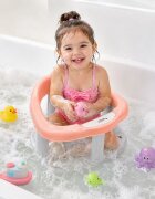 Maltex Baby Scaunel de baie pentru bebelusi Minimal Elephant Pinkfixare cu ventuzemargini rotunjite