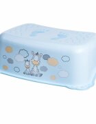 Maltex Baby Set reductor toaleta si inaltator baie antiderapant Zebra Blue