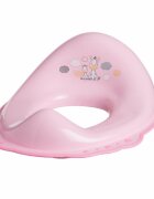 Maltex Baby Set reductor toaleta si inaltator baie antiderapant Zebra Roz