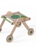 MamaToyz Antepremergator din lemn cu masuta de activitati 2 in 1