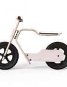 MamaToyz Bicicleta copii din lemn natural fara pedale RideMe scaun reglabil de la 34 cm la 40 cm cadru flexibil ce actioneaza ca o suspensie de la 2 ani pana la 30 de kg