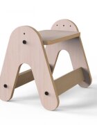 MamaToyz Masuta si tabla 2 in 1 cu scaunel Massam MDF