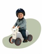 MamaToyz Ride-On copii din lemn 3 in 1 Vacuta DriveMe Soft masinuta ride-on premergator si carucior de jucarii recomandat copiilor de la 10 luni roti silentioase cu viteza reglabila in functie de varsta copilului