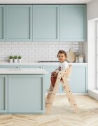 MamaToyz Scaun de masa multifunctional pliabil cu masuta transformabil lemn 6 luni - adolescent natur