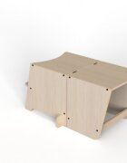 MamaToyz Turn de invatare multifunctional Kule Bend Natur utilizabil ca masa sau platforma de joaca