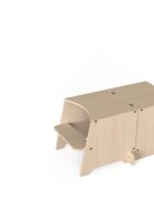MamaToyz Turn de invatare multifunctional Kule Bend Natur utilizabil ca masa sau platforma de joaca
