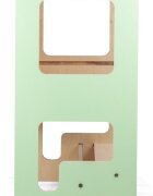 MamaToyz Turn de invatare multifunctional Kule Flip Mint utilizabil ca masa sau platforma de joaca