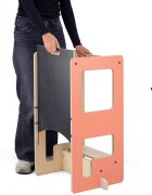 MamaToyz Turn de invatare multifunctional Kule Flip Roz utilizabila ca masa sau platforma de joaca