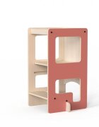 MamaToyz Turn de invatare multifunctional Kule Flip Roz utilizabila ca masa sau platforma de joaca