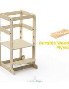 MamaToyz Turn de invatare multifunctional Kule Lite Natur