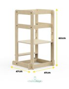 MamaToyz Turn de invatare multifunctional Kule Lite Natur