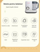 Mamimo Aparat de gatit cu aburi si functie de blender 2 in 1 BFP8001