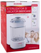 Mamimo Sterilizator electric cu aburi si functie uscare BSD2005 5 biberoane sterilizare rapida biberon sticla cadou