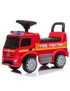Mandelli Masinuta pentru copii fara pedale Mercedes Pompieri recomandata copiilor intre 1 -3 ani spatiu de depozitare sub scaun sunete si lumini greutatea maxima admisa 25 kg