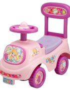Mandelli Ride-On pentru copii fara pedale roz actionat cu picioarele recoamndat copiilor intre 1 si 3 ani spatiu de depozitare sub scaun