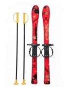 Marmat Schiuri copii 90 cm rosu