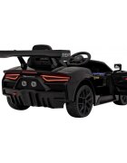 Maserati Masinuta electrica pentru copii MC20 GT2 negru 110W cu telecomanda pornire lenta suspensii panou audio scaun piele si roti din spuma Eva