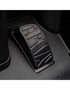 Maserati Masinuta electrica pentru copii MC20 GT2 negru 110W cu telecomanda pornire lenta suspensii panou audio scaun piele si roti din spuma Eva