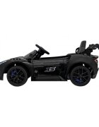 Maserati Masinuta electrica pentru copii MC20 GT2 negru 110W cu telecomanda pornire lenta suspensii panou audio scaun piele si roti din spuma Eva